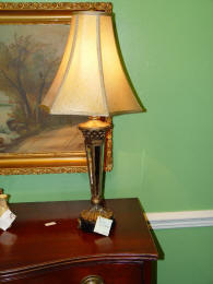 image of mirrored table lamp