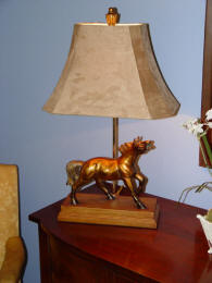 image of horse lamp