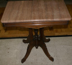 Eastlake walnut rectangular parlor table 