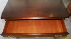 Craftique solid mahogany Chippendale low boy