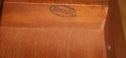 Biggs Furniture solid mahogany petite bachelor chest 