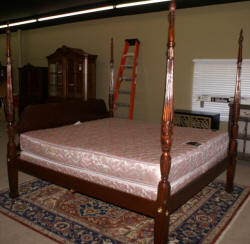 Council Craftsman solid mahogany King size Rice Bed