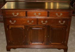 Bow front mahogany duncan phyfe buffet