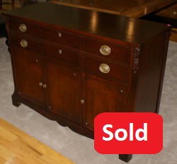 mahogany antique duncan phyfe junior buffet