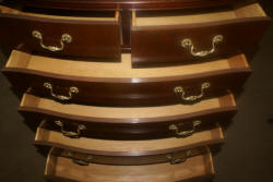 Baker Furniture mahogany tall chest of drawers