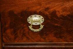Berkey and Gay walnut inlaid antique chest