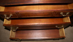 Chippendale ball and claw foot mahogany chest