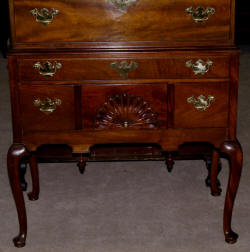 council craftsman solid mahogany highboy