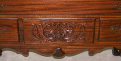 Lane Chippendale mahogany ball and claw cedar chest