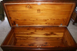 Lane Chippendale mahogany ball and claw cedar chest