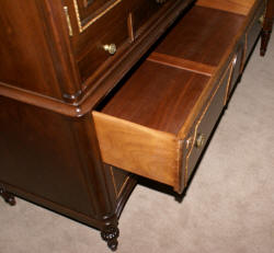 walnut antique gentlmens chest 