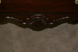 Chinese Chippendale dark mahogany high chest 