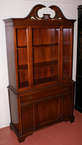 mahogany china cabinet