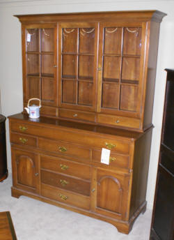 antique mahogany china cabinet