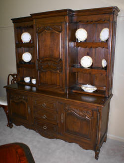 antique mahogany china cabinet