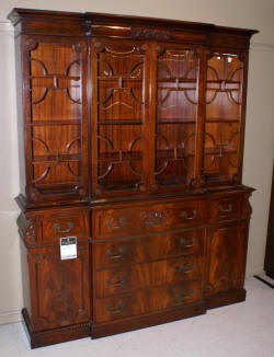 antique mahogany china cabinet