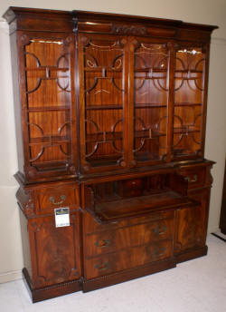 antique mahogany china cabinet