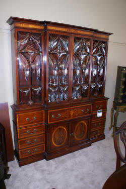 antique mahogany china cabinet