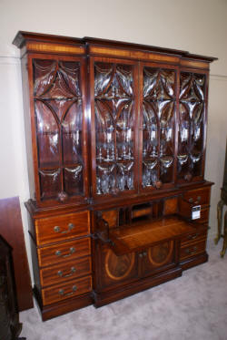 antique mahogany china cabinet