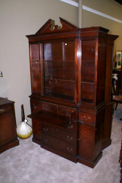 antique mahogany china cabinet