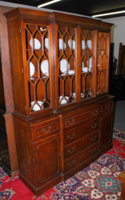 antique mahogany china cabinet