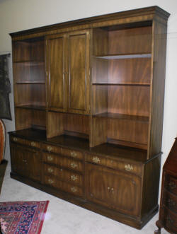 antique mahogany china cabinet