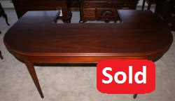 Baker Furntiure banded inlaid mahogany desk