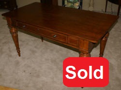 Sligh furniture company inlaid cherry desk