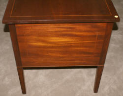 Solid mahogany antique partners desk