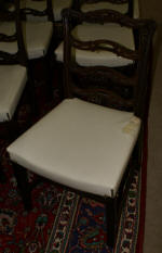 set of 8 Baker dining room chairs