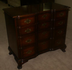 Kindel Furniture oxford mahogany block front dresser