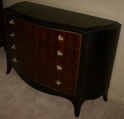 Bob Mackie bow front Regency dresser 