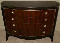 Bob Mackie bow front Regency dresser 