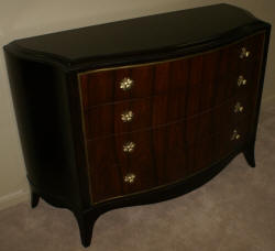 Bob Mackie bow front Regency dresser 