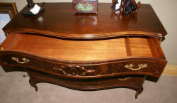 French carved walnut dresser