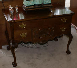 solid mahogany antique dresser