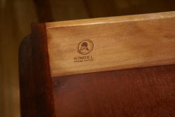 Kindel solid mahogany Chippendale block front dresser