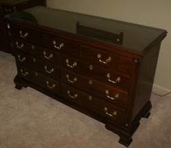 Council Craftsman solid mahogany dresser