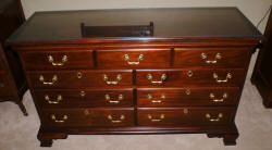 Council Craftsman solid mahogany dresser