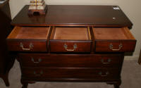 Queen Anne solid mahogany dresser