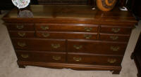 Solid cherry Chippendale dresse