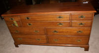 henkel harris black wild cherry double dresser