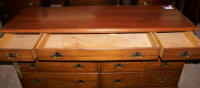 henkel harris black wild cherry double dresser