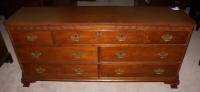 baker furniture mahogany double dresser