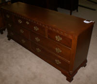 baker furniture mahogany double dresser