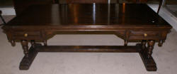 Jonathan Charles oak library table