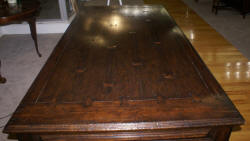 Jonathan Charles oak library table