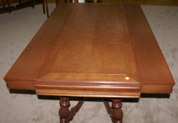 walnut antique library table