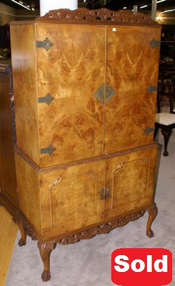 liquor cabinet antique