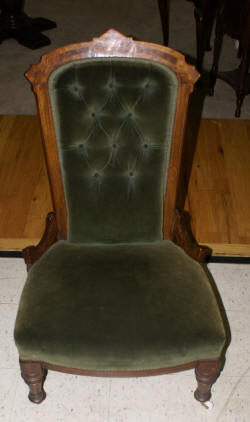 Pair of period walnut early 19th century living room chairs